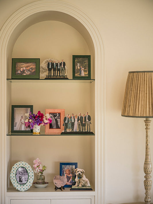 Striped Green Photo Frame