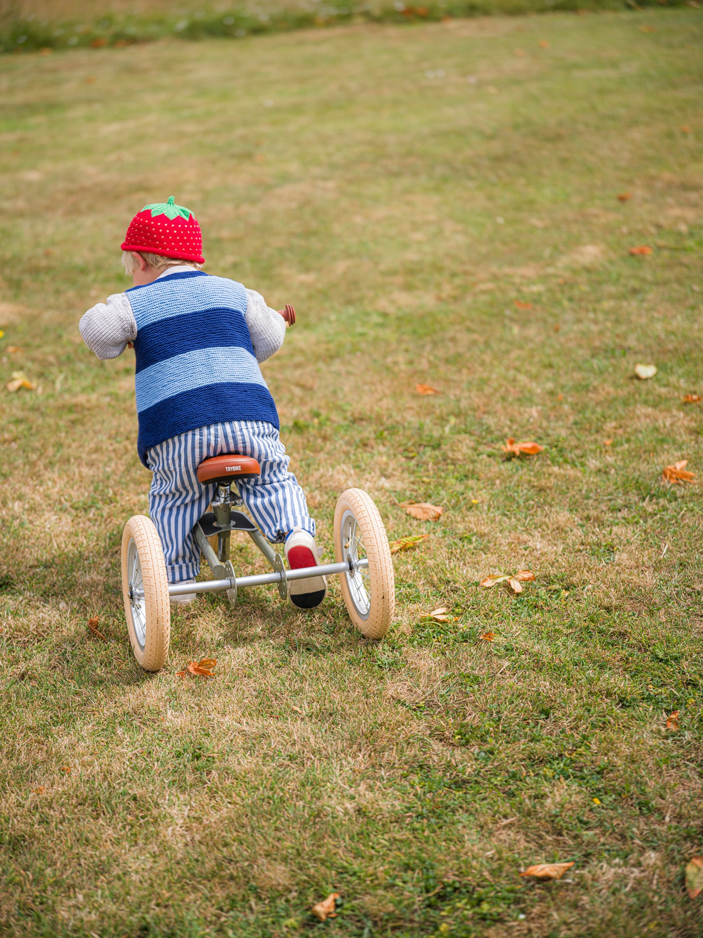 Striped Navy Knitted Vest