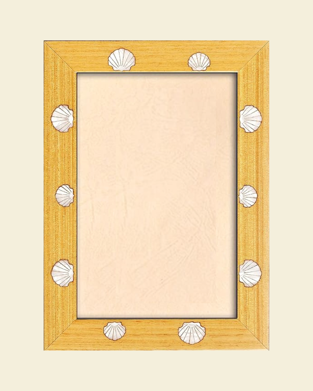 Shell Yellow Photo Frame
