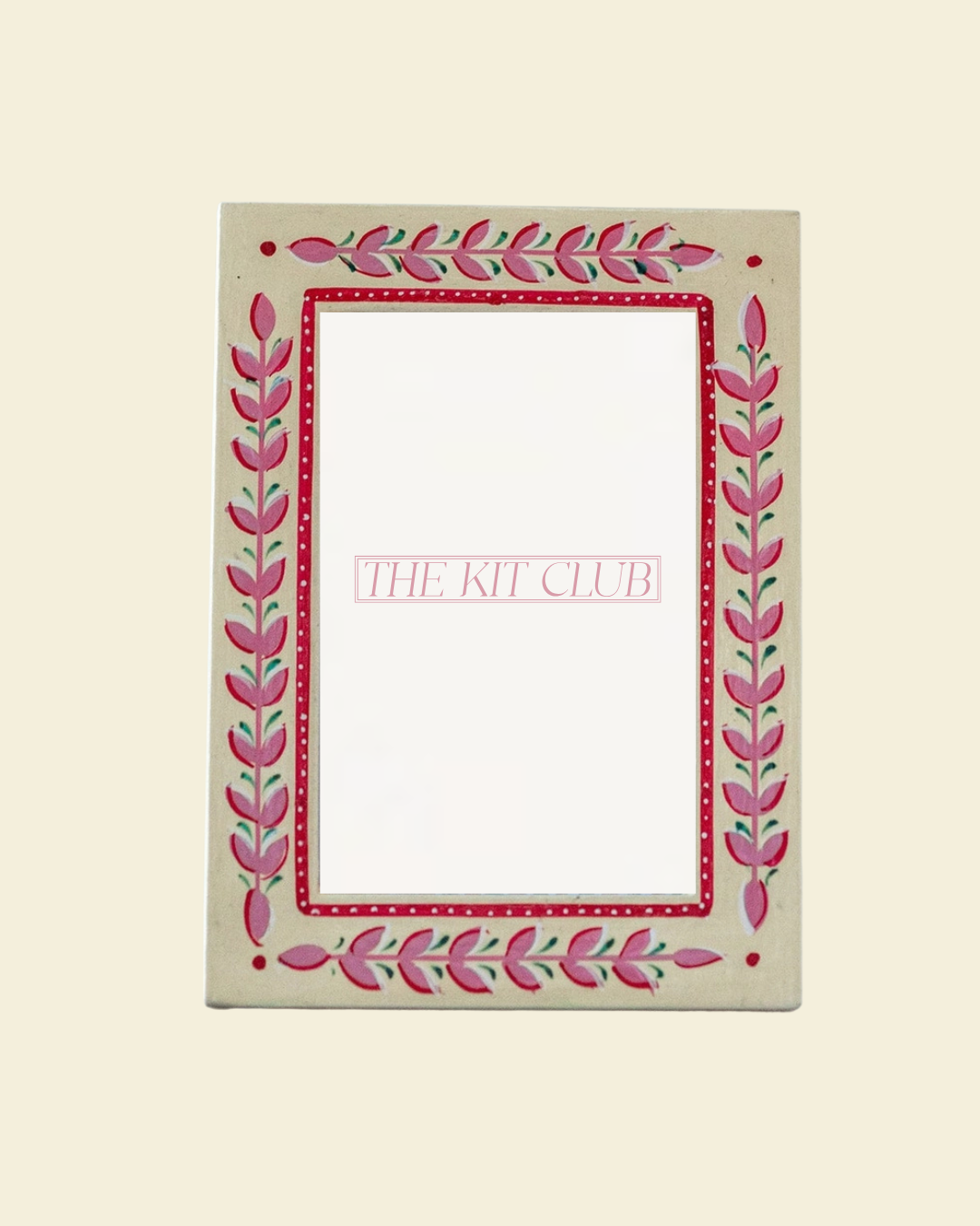 Flower Garland Hand Painted Frame