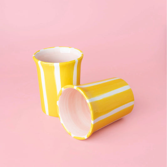 Yellow Ceramic Cup