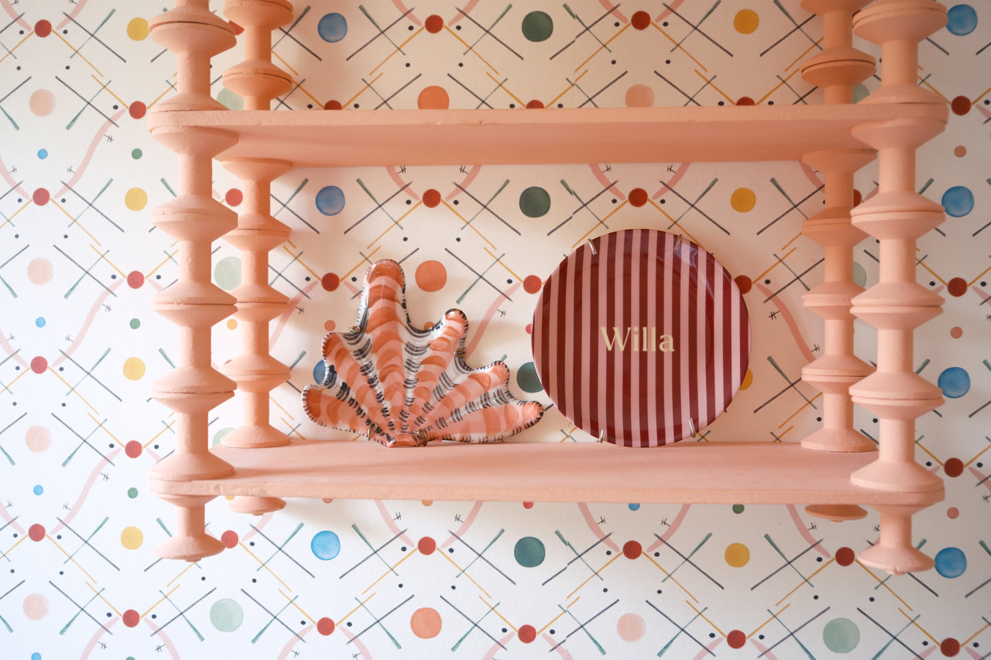 Striped Wall Plate
