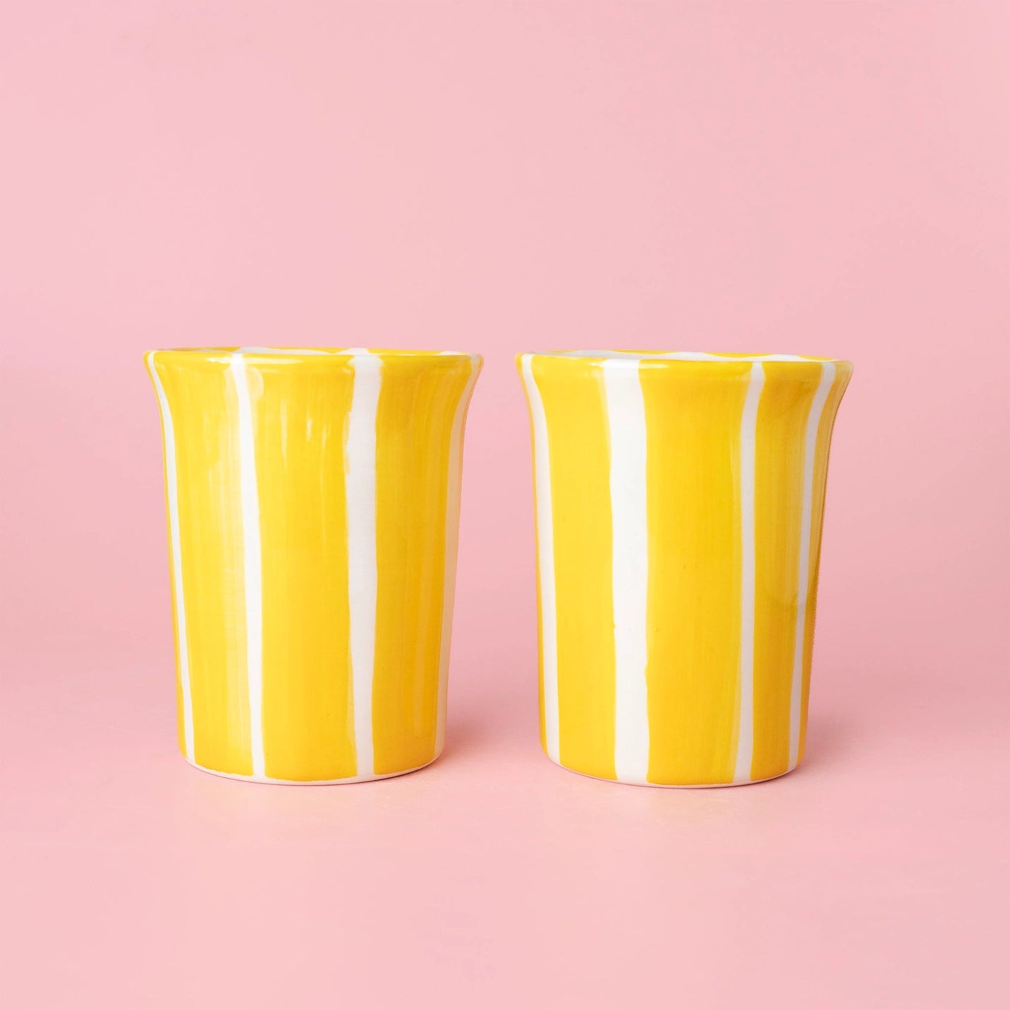 Yellow Ceramic Cup