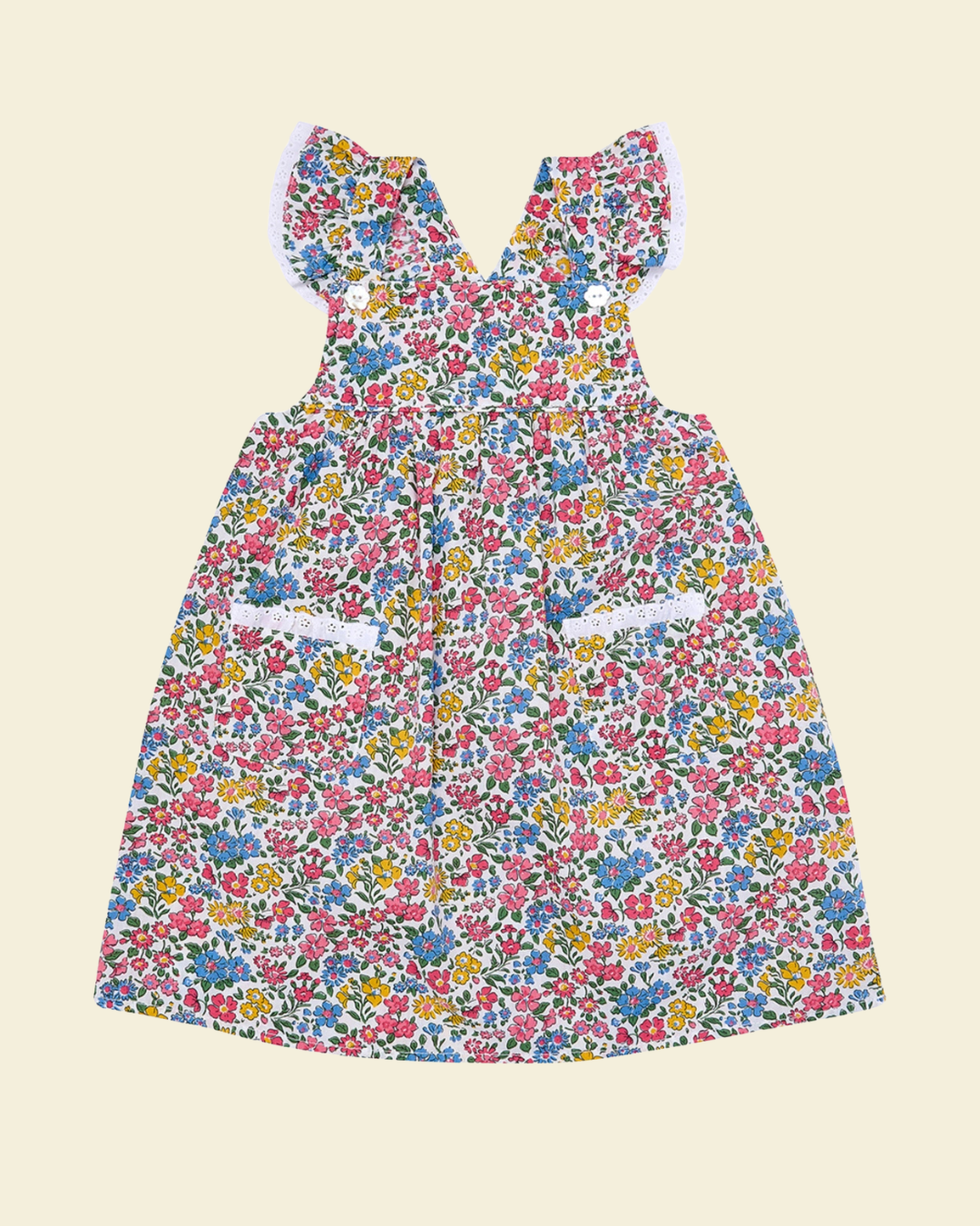 Tilly Floral Pinafore
