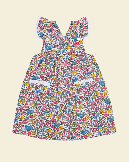 Tilly Floral Pinafore