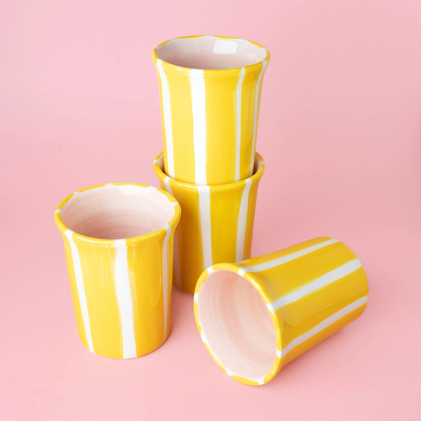 Yellow Ceramic Cup