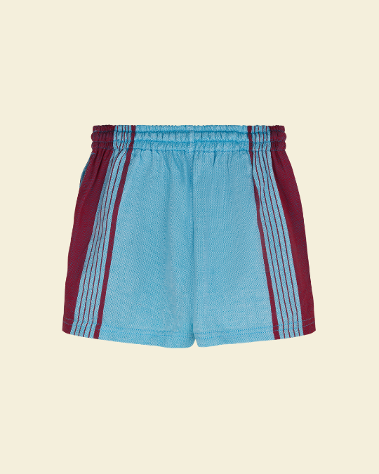 Kikoy Shorts Light Blue