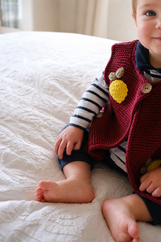 Lemon Knitted Vest
