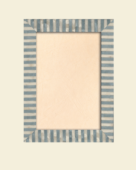 Baby Blue Striped Frame
