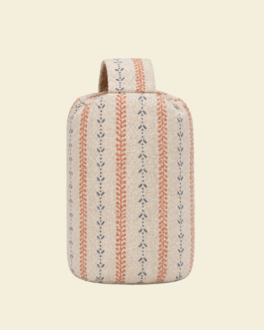 Pink & Blue Vintage Stripe Fabric Doorstop
