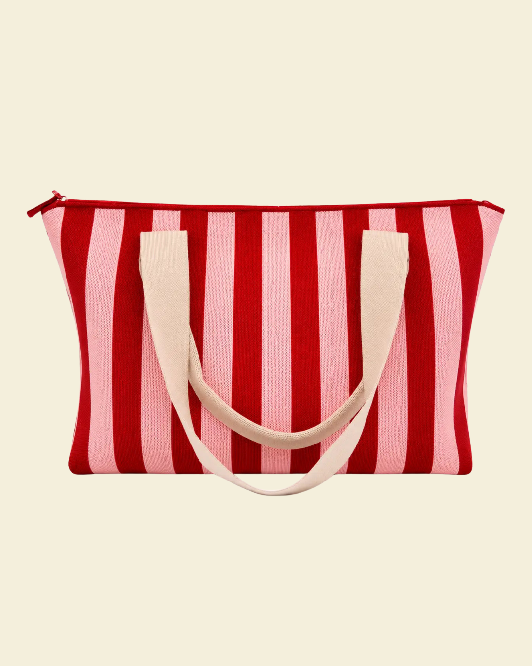 Pink Striped Everyday Bag