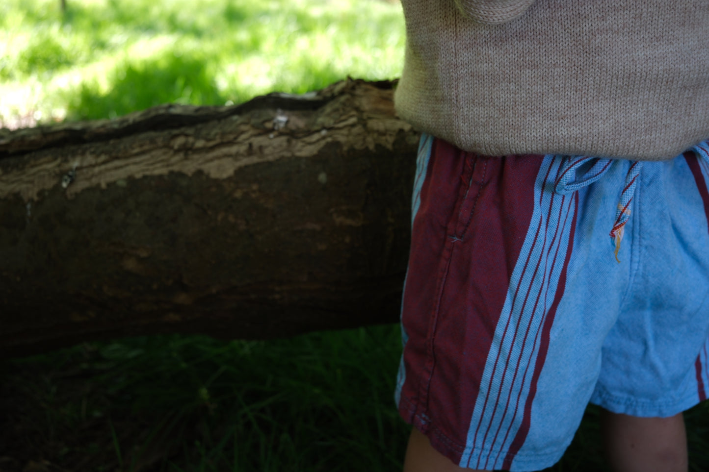 Kikoy Shorts Light Blue