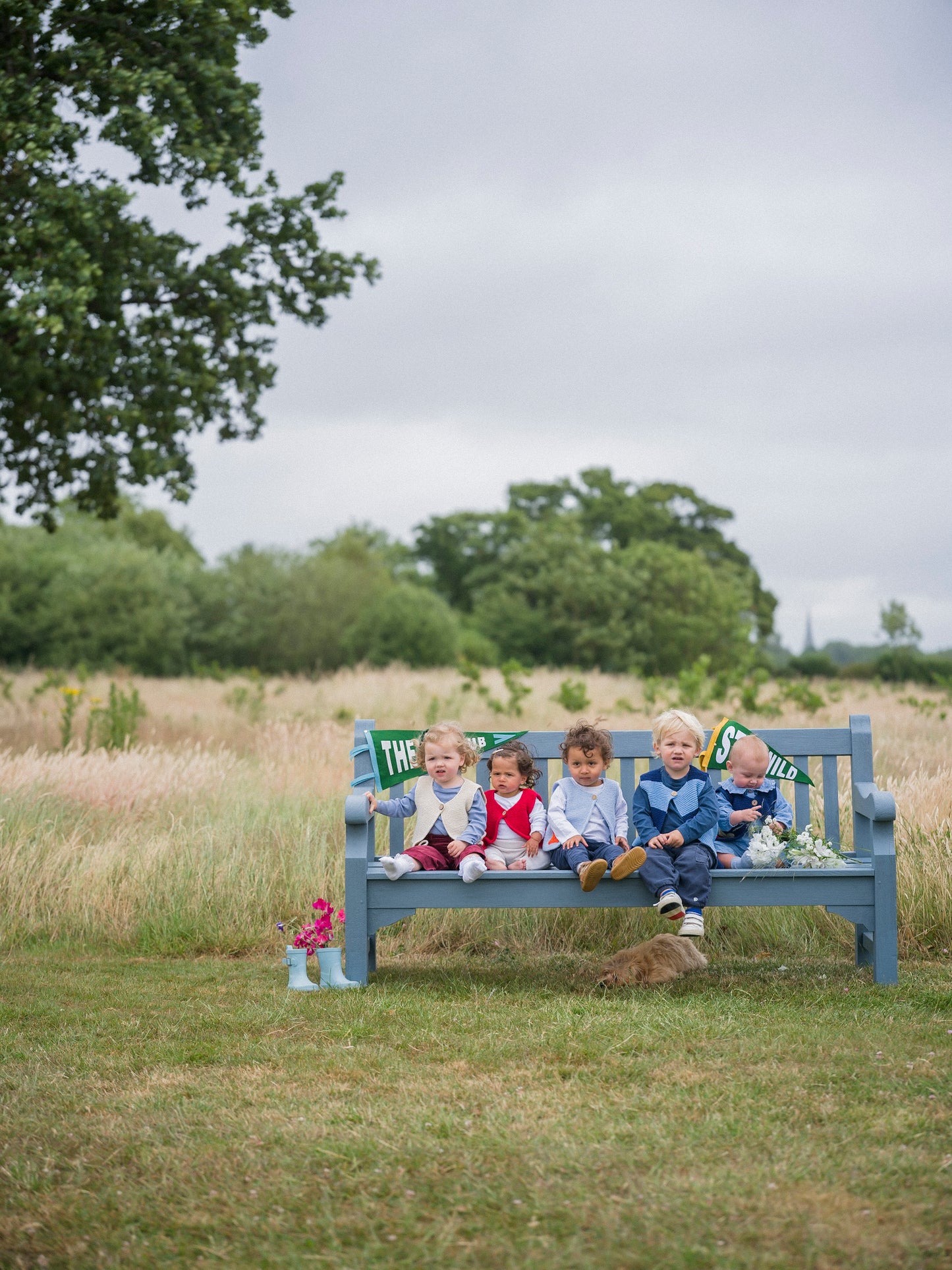 Beige Cherry Knitted Vest