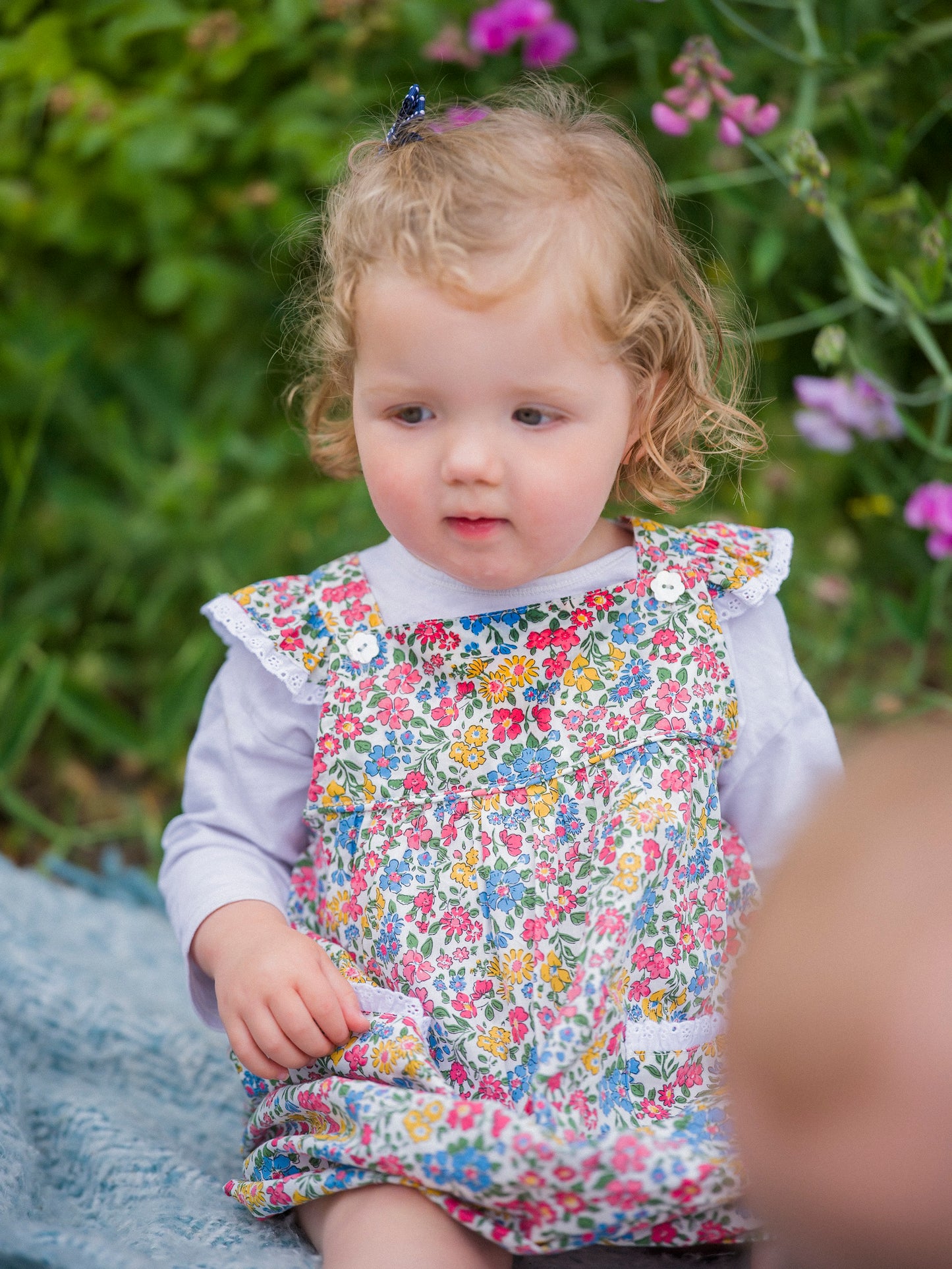 Tilly Floral Pinafore