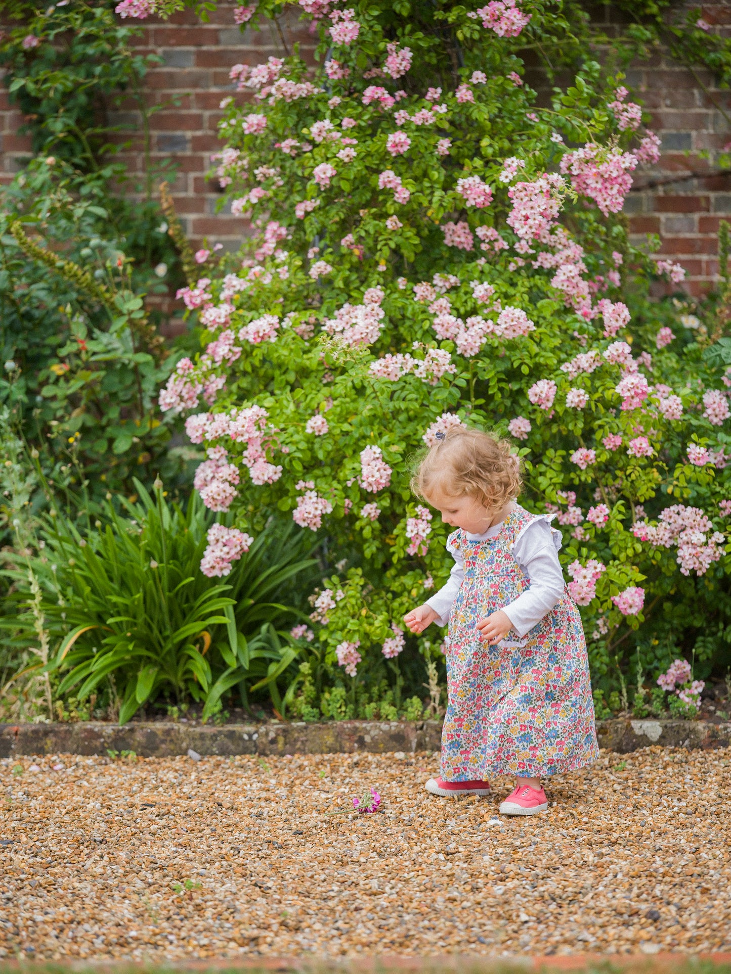 Tilly Floral Pinafore