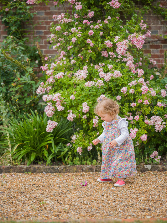 Tilly Floral Pinafore