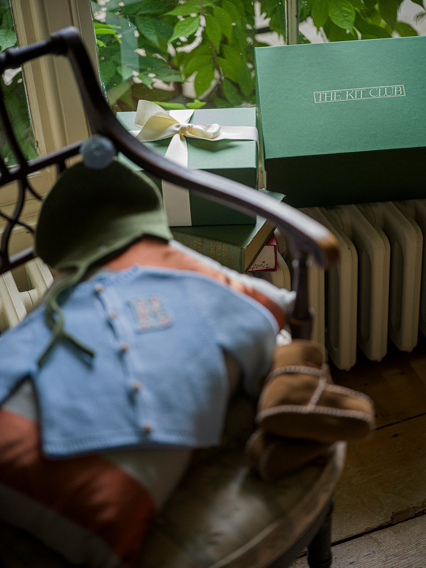 Newborn Cardigan with Liberty Initial