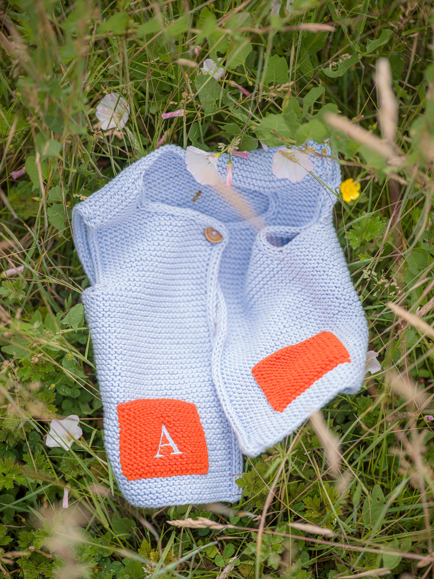 Baby Blue Knitted Vest