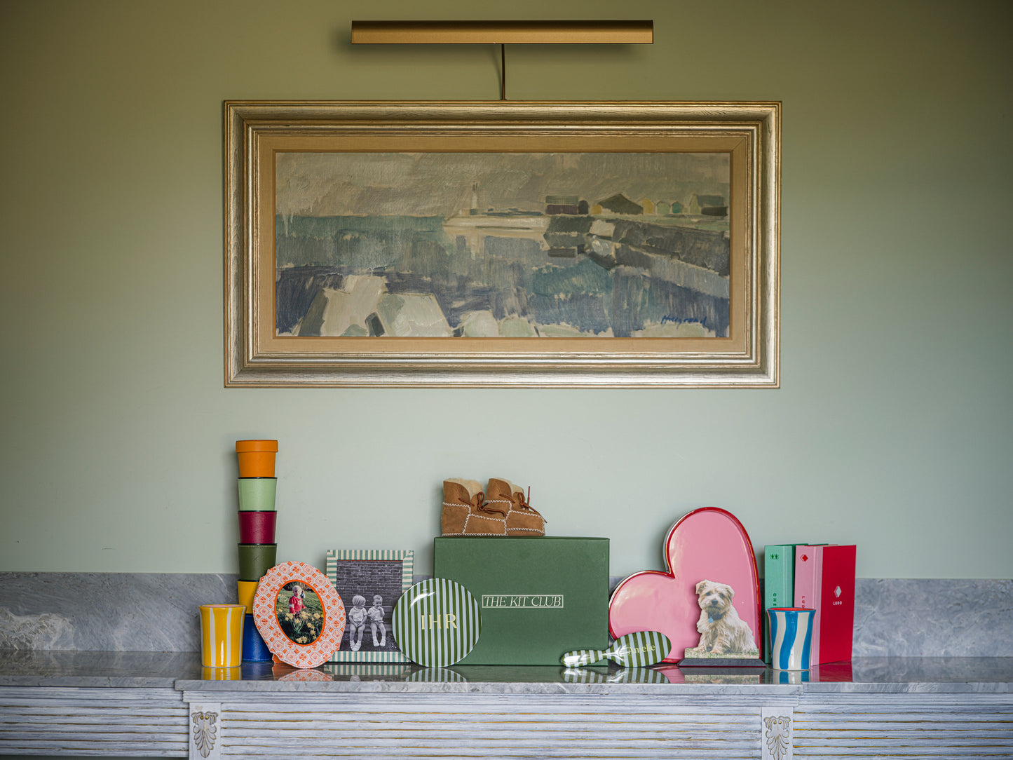 Striped Personalised Hairbrush