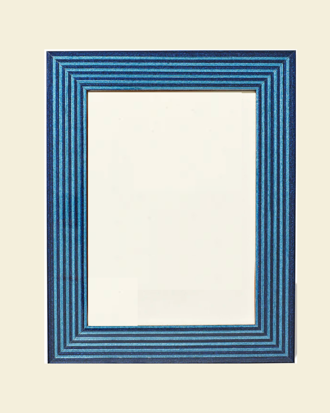 Striped Blue Photo Frame