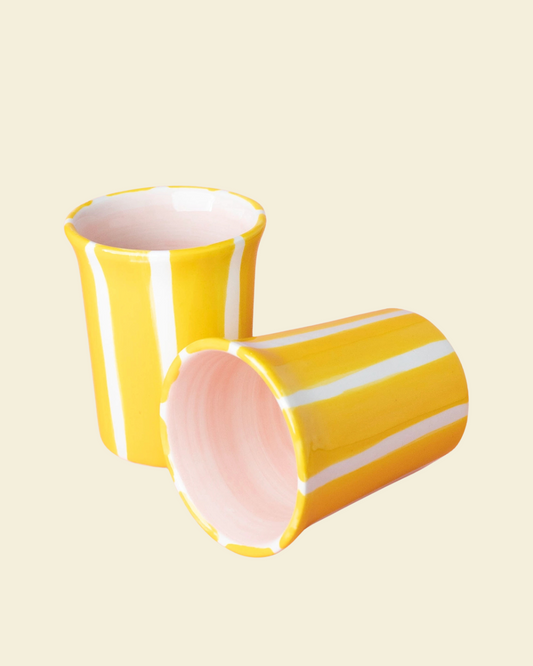 Yellow Ceramic Cup